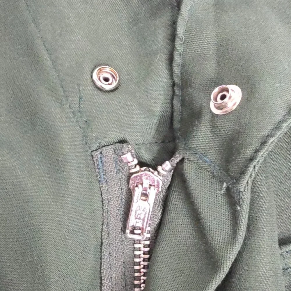 Sweet-Orr Green Full Zip Utility‎ Work Jacket Vintage Acid Repellent Sz 122 L/XL